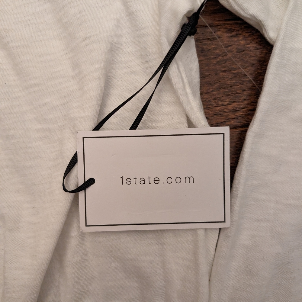 NWT 1.STATE SMOCKED TOP - Picture 2 of 3